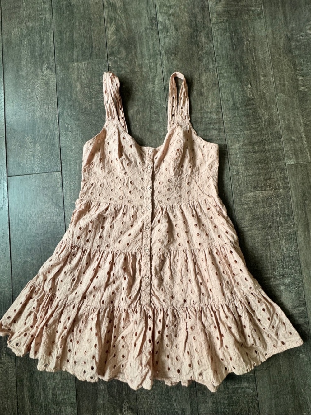 Eyelet Pink Dress